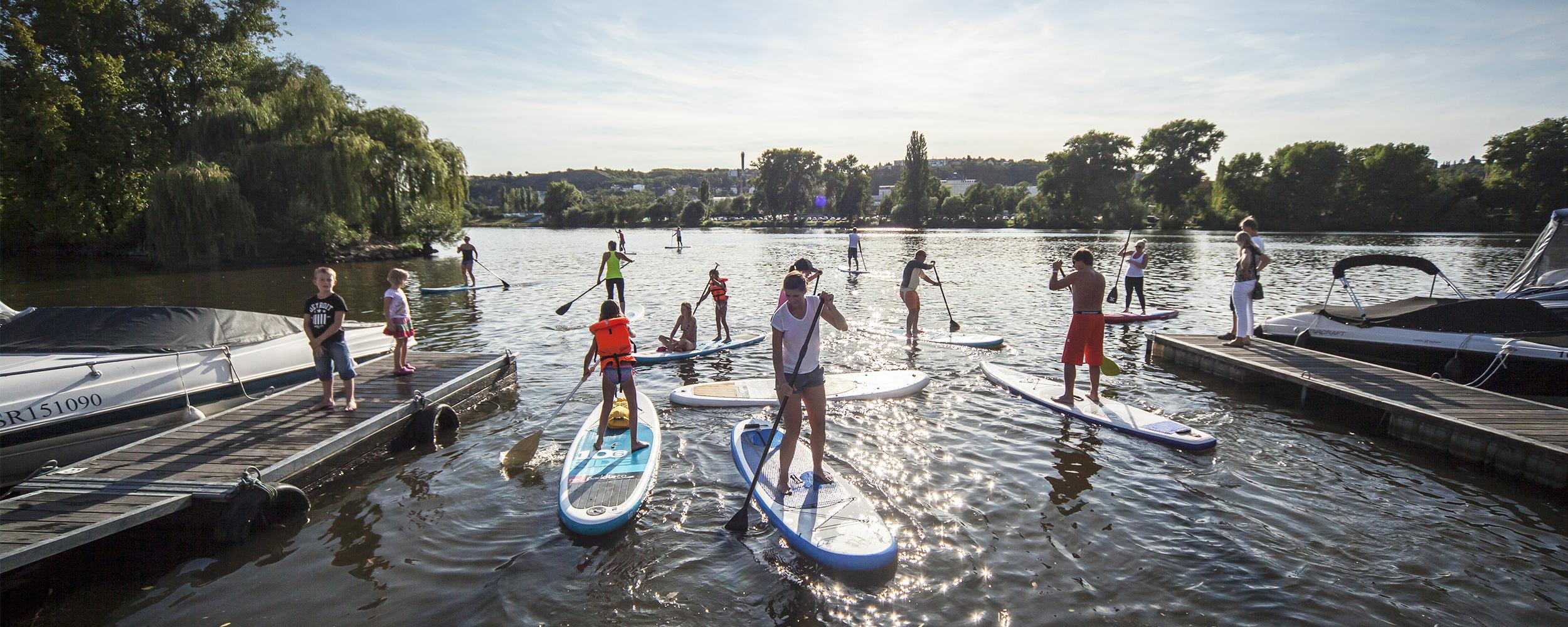 Paddleboard session
