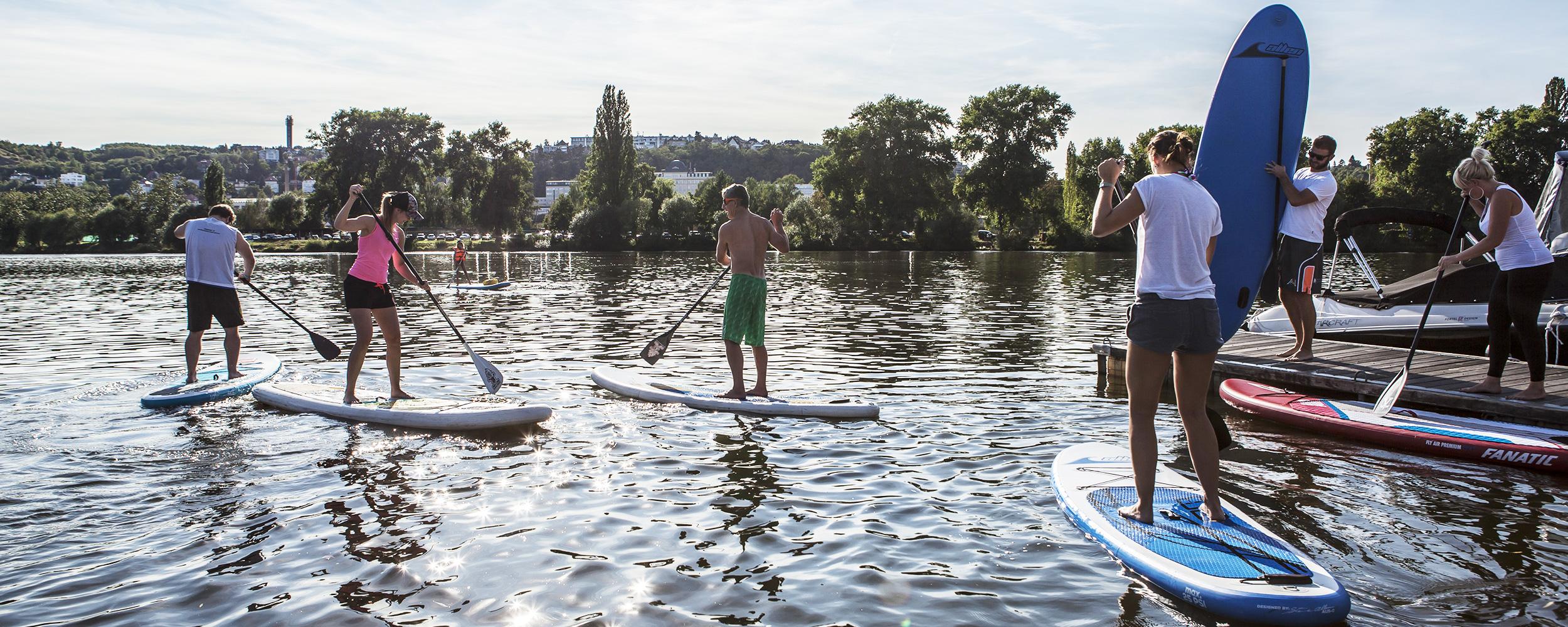 Paddleboarding  akce